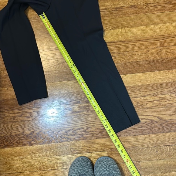 Carolina Herrera Black Wool Slim Straight Leg Trousers Size 2 Quiet Luxury - Picture 11 of 12